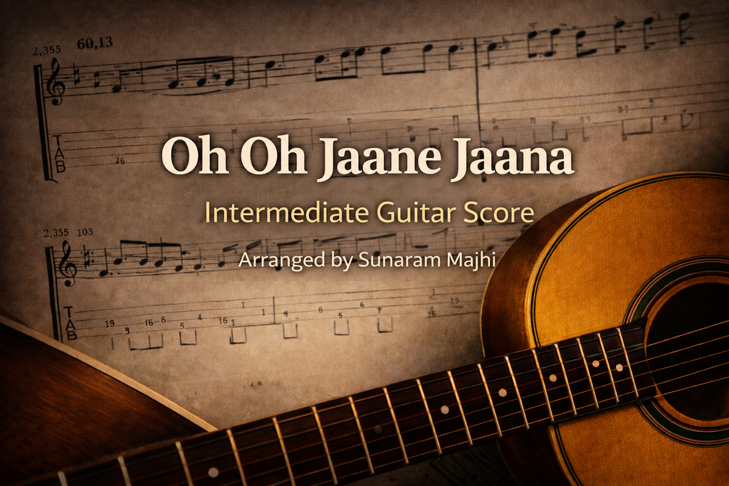 Oh Oh Jaane Jaana Guitar Tabs & Notation PDF