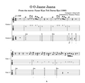 O O Jaane Jaana – Melody & Rhythm Guitar Score (PDF + Tabs + MuseScore Access)